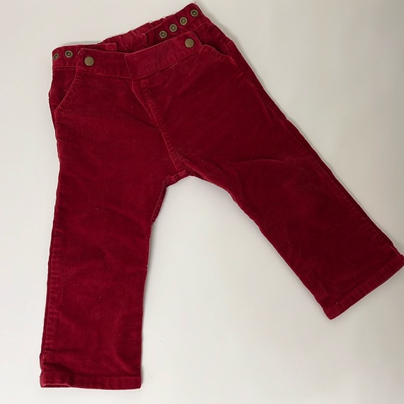 Cloth Diaper Baby corduroy pants by Project Pomona, 9-18 Month, Deep Red - Picture 2 of 5